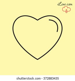 Line icon- heart