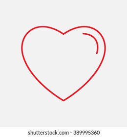 Line icon- heart