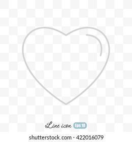 Line icon- heart