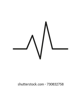 Line icon. Heartbeat