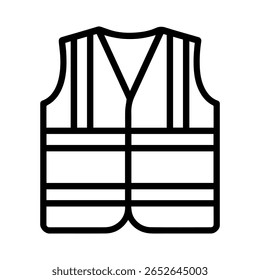 line icon High visibility on white background vector
Vector line icon on white background