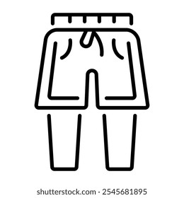 A line icon of hip hop clothes 
