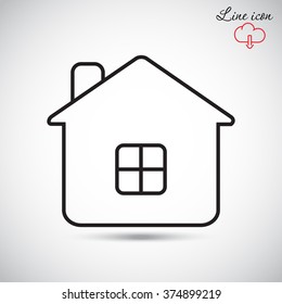 Line icon- house