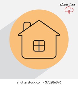 Line icon- house