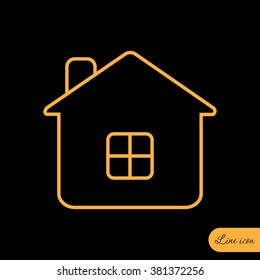 Line icon- house