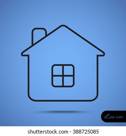 Line icon- house