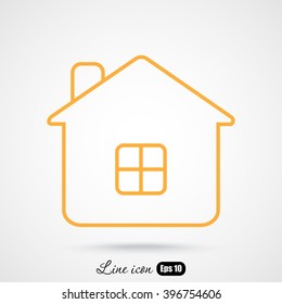 Line icon- house