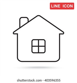 Line icon- house