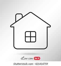 Line icon- house