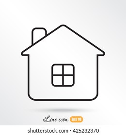 Line icon- house