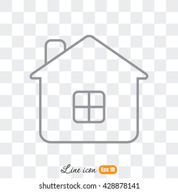 Line icon- house