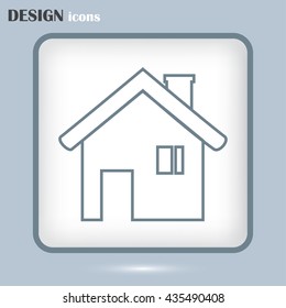 Line icon- house.