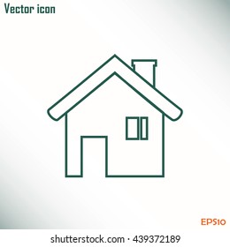 Line icon- house.