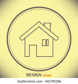 Line icon- house.