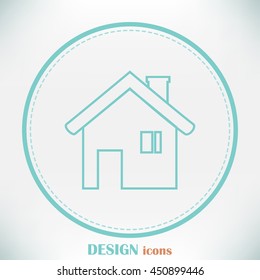 Line icon- house.