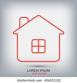Line icon- house