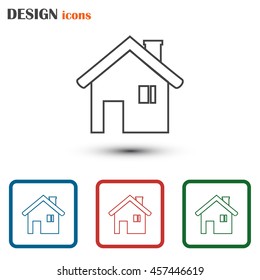 Line icon- house.