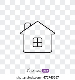 Line icon- house