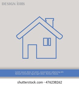 Line icon- house.