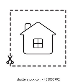 Line icon- house