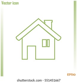 Line icon- house.