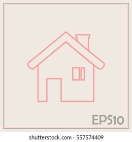 Line icon- house.