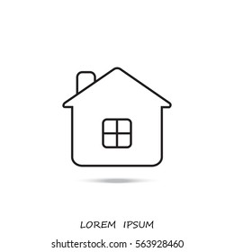 Line icon- house
