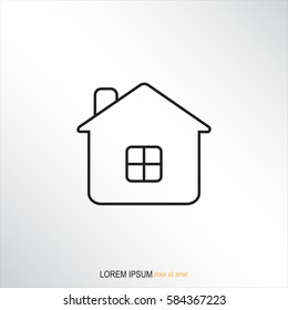 Line icon- house