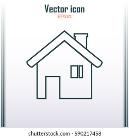 Line icon- house.