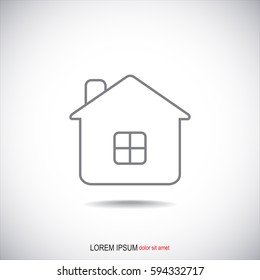 Line icon- house