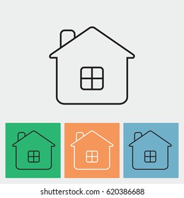 Line icon- house
