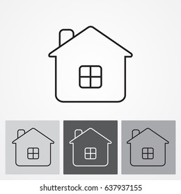 Line icon- house