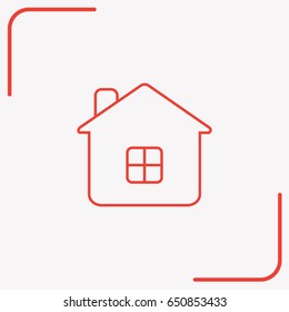 Line icon- house
