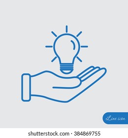 Line icon- idea
