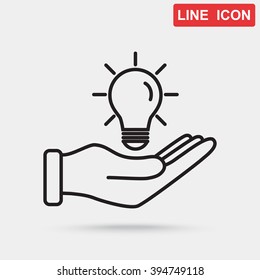 Line icon- idea