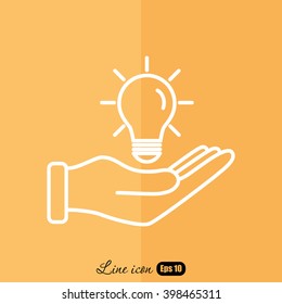 Line icon- idea