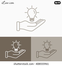 Line icon- idea