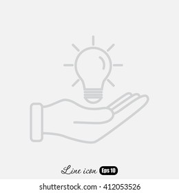 Line icon- idea
