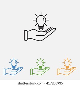 Line icon- idea