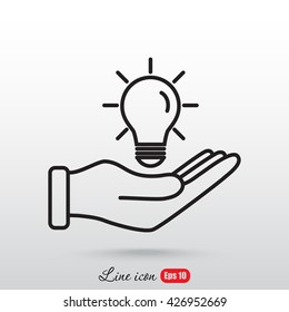 Line icon- idea