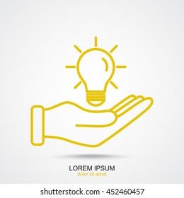 Line icon- idea