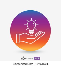 Line icon- idea