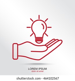 Line icon- idea