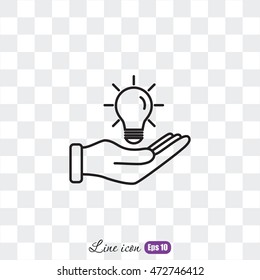 Line icon- idea