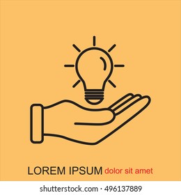 Line icon- idea