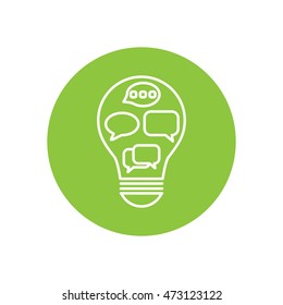 Line icon-   idea concept