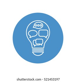 Line icon-   idea concept