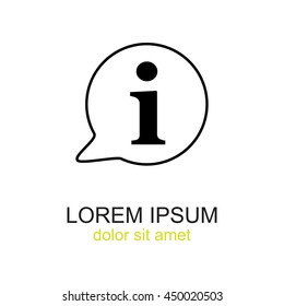 Line icon- information 