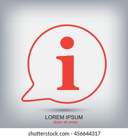 Line icon- information 