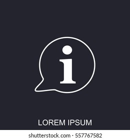Line icon- information 